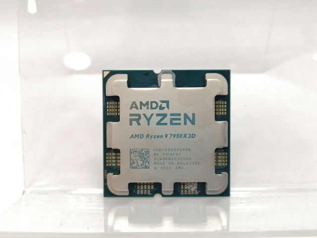 【AMD】Ryzen 9 7950X3D /中古/日本国内正規品 中古】AMD Ryzen 9 7950X3D (4.2GHz/TC:5.7GHz) BOX AM5/16C/32T/L3