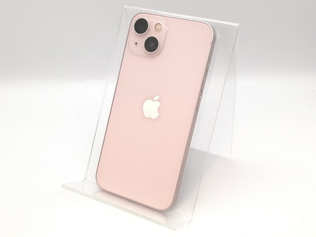 【中古】Apple au 【SIMフリー】 iPhone 13 256GB ピンク MLNK3J/A【高崎モントレー】保証期間１ヶ月【ランクC】