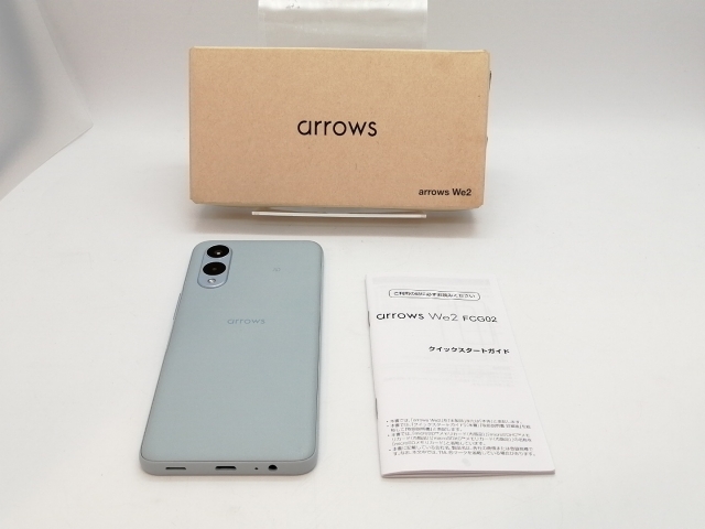 【中古】FCNT au 【SIMフリー】 arrows We2 ライトブルー 4GB 64GB FCG02【高崎モントレー】保証期間１ヶ月【ランクA】_8