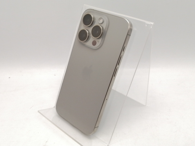 中古】Apple 国内版 【SIMフリー】 iPhone 15 Pro 128GB ナチュラル 