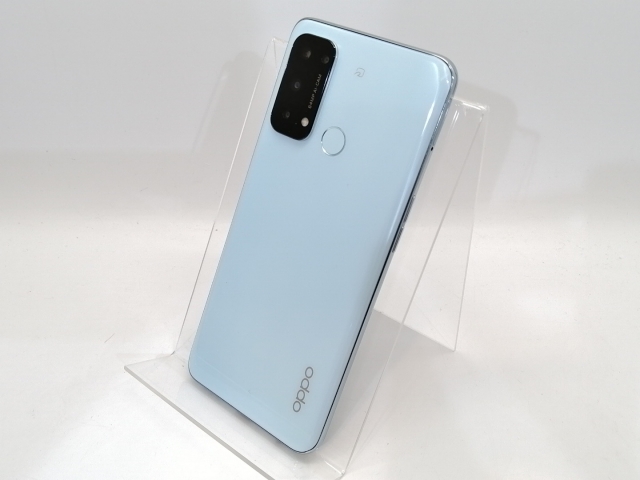 【中古】Oppo ymobile 【SIMフリー】 OPPO Reno5 A アイスブルー 6GB 128GB A101OP【高崎モントレー】保証期間１ヶ月【ランクB】