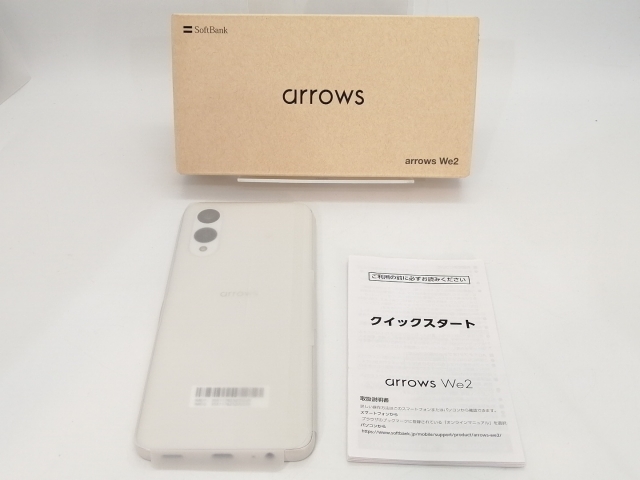 【未使用】FCNT SoftBank 【SIMフリー】 arrows We2 ミストホワイト 4GB 64GB A402FC【OSU301】保証期間３ヶ月_2