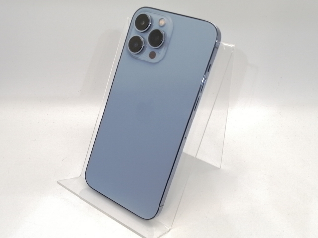 【中古】Apple 楽天モバイル 【SIMフリー】 iPhone 13 Pro Max 128GB シエラブルー MLJ73J/A【高崎モントレー】保証期間１ヶ月【ランクC】 53,988円
