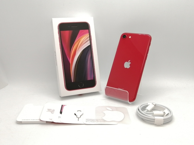 【中古】Apple 楽天モバイル 【SIMフリー】 iPhone SE（第2世代） 128GB (PRODUCT)RED MHGV3J/A（後期型番）【高崎モントレー】保証期間１ヶ月【ランクC】