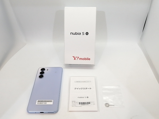 【未使用】【赤ロム保証あり】ZTE ymobile 【SIMフリー】 nubia S 5G 4GB 128GB ライトパープル A403ZT【吉祥寺】保証期間３ヶ月_2