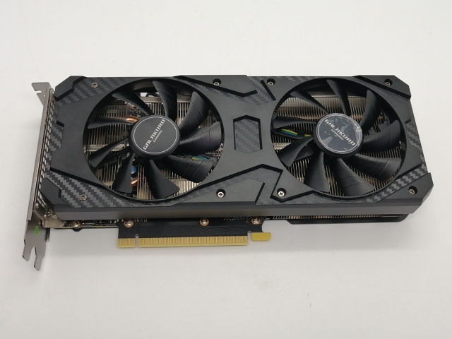 【中古】玄人志向 GG-RTX3060-E12GB/OC/DF RTX3060/12GB(GDDR6)/PCI-E【大須アメ横】保証期間１週間 31,837円