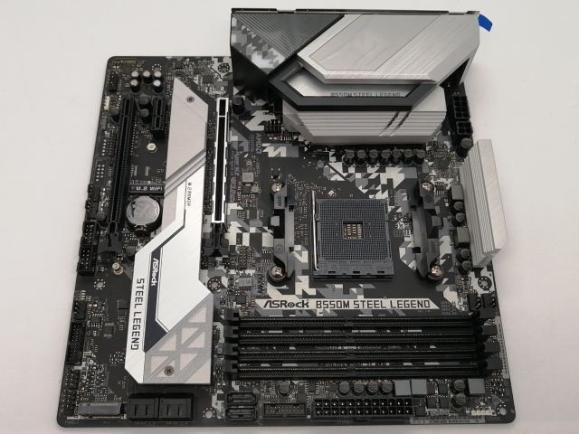 【中古】ASRock B550M Steel Legend B550/AM4/2.5GbitLAN/MicroATX【大須アメ横】保証期間１週間