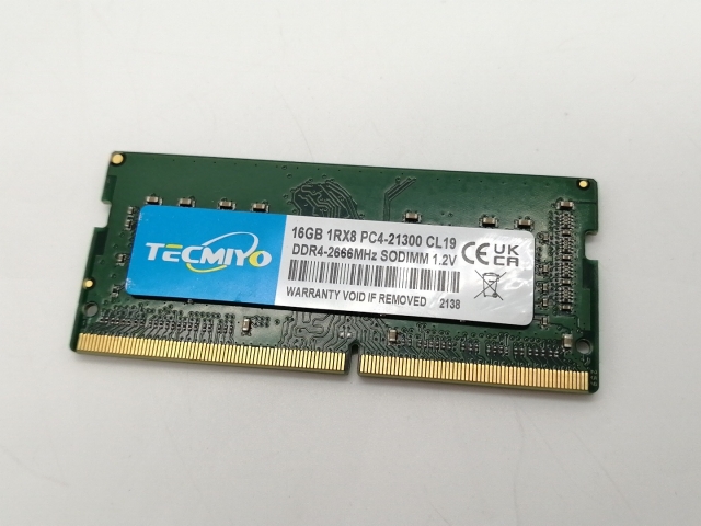 【中古】260PIN 16GB DDR4-2666(PC4-21300) SODIMM 【ノートPC用】【大須アメ横】保証期間１週間