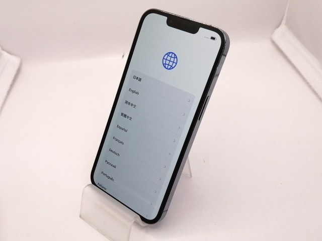 【中古】Apple SoftBank 【SIMフリー】 iPhone 13 Pro 256GB シエラブルー MLUU3J/A【大須アメ横】保証期間１ヶ月【ランクC】_1