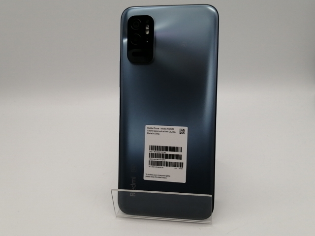 【中古】Xiaomi SoftBank 【SIMフリー】 Redmi Note 10T アジュールブラック 4GB 64GB A101XM【大須アメ横】保証期間１ヶ月【ランクA】