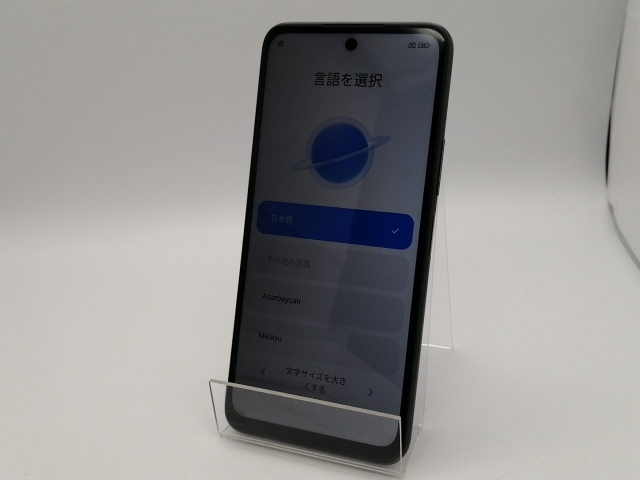 【中古】Xiaomi SoftBank 【SIMフリー】 Redmi Note 10T アジュールブラック 4GB 64GB A101XM【大須アメ横】保証期間１ヶ月【ランクA】_1