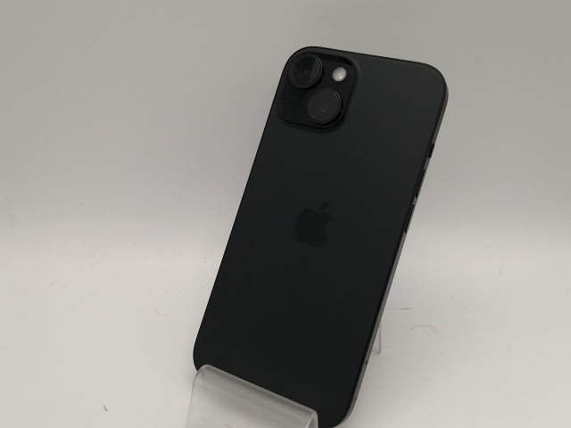 【中古】【赤ロム保証あり】Apple au 【SIMフリー】 iPhone 15 256GB ブラック MTMN3J/A【大須アメ横】保証期間１ヶ月【ランクB】