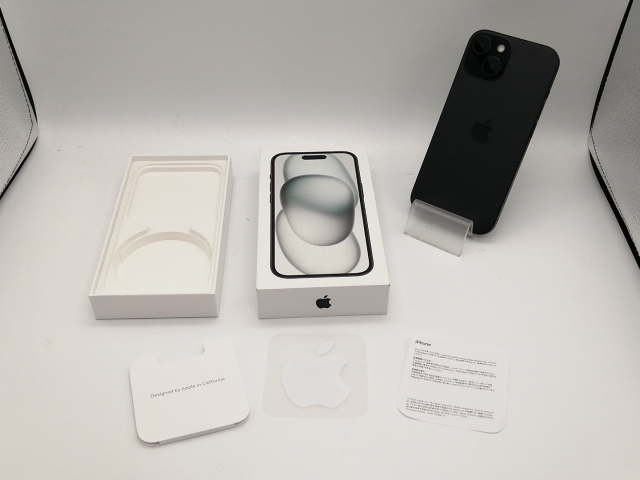 【中古】【赤ロム保証あり】Apple au 【SIMフリー】 iPhone 15 256GB ブラック MTMN3J/A【大須アメ横】保証期間１ヶ月【ランクB】_9