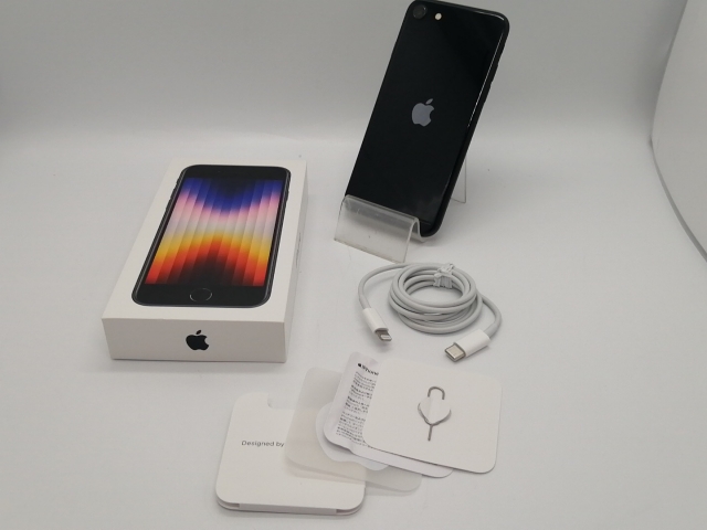 【中古】Apple ymobile 【SIMフリー】 iPhone SE（第3世代） 64GB ミッドナイト MMYC3J/A【大須アメ横】保証期間１ヶ月【ランクB】_8
