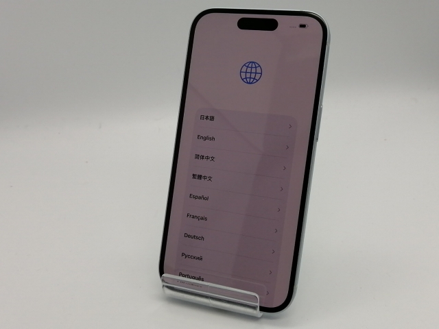 【中古】Apple docomo 【SIMフリー】 iPhone 15 128GB ブルー MTML3J/A【大須アメ横】保証期間１ヶ月【ランクB】