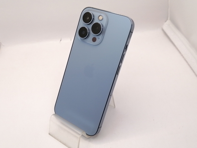 【中古】Apple au 【SIMフリー】 iPhone 13 Pro 256GB シエラブルー MLUU3J/A【大須アメ横】保証期間１ヶ月【ランクC】