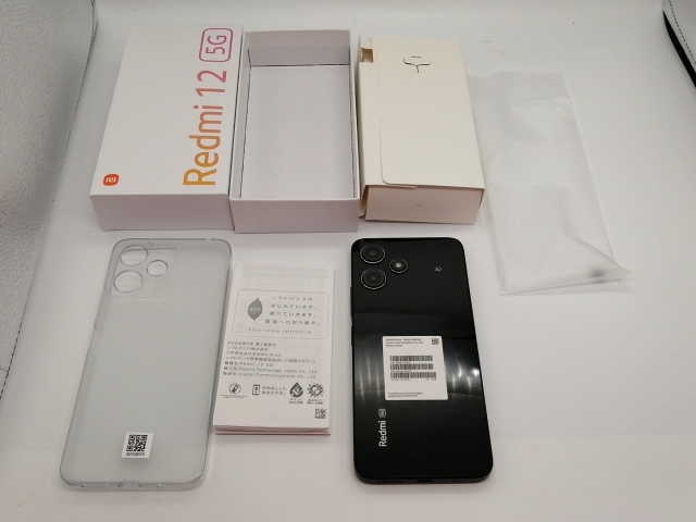【中古】Xiaomi SoftBank 【SIMフリー】 Redmi 12 5G 4GB 128GB ミッドナイトブラック A401XM【大須アメ横】保証期間１ヶ月【ランクA】_7