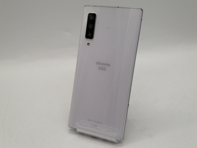 【中古】Fujitsu docomo 【SIMロック解除済み】 arrows NX9 ホワイト 8GB 128GB F-52A【大須アメ横】保証期間１ヶ月【ランクC】
