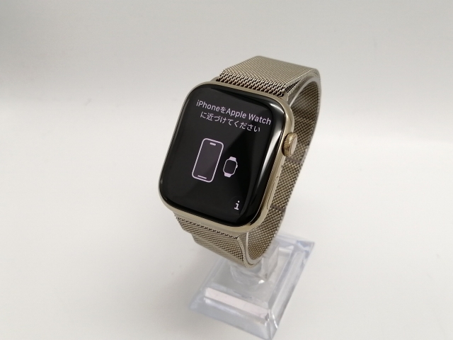 【中古】Apple Apple Watch Series9 45mm Cellular ゴールドステンレススチールケース/ゴールドミラネーゼループ MRMU3J/A【大須アメ横】保証期間１ヶ月【ランクA】