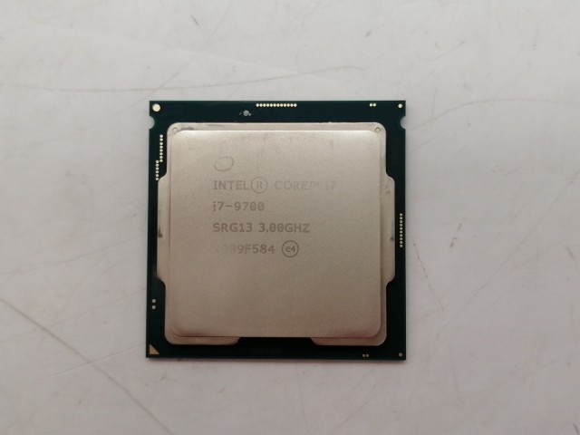 中古】Intel Core i7-9700 (3GHz/TB:4.7GHz/SRG13/R0) bulk LGA1151/8C 