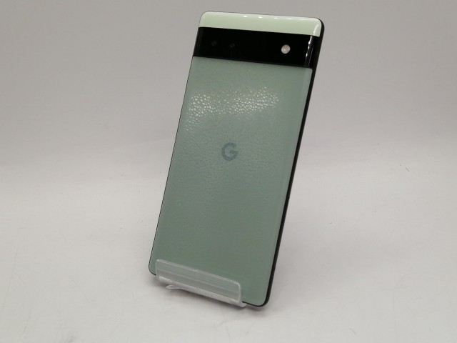 【中古】Google au 【SIMフリー】 Pixel 6a セージ 6GB 128GB GB17L【大須アメ横】保証期間１ヶ月【ランクA】の通販は