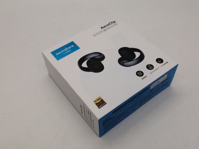 【未使用】Anker Soundcore AeroClip A3388N11 [ミッドナイトブラック]【大須アメ横】保証期間１ヶ月