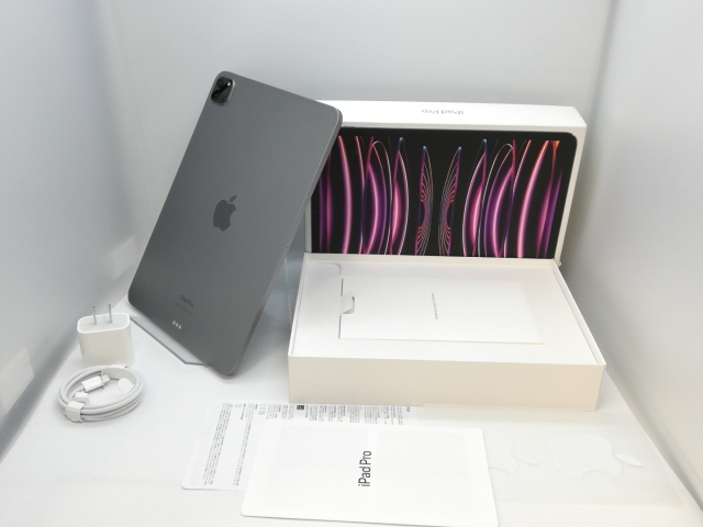 【中古】Apple 【Wi-Fi】 11インチ iPad Pro（第4世代/2022） 128GB スペースグレイ MNXD3J/A【大須アメ横】保証期間１ヶ月【ランクA】_7