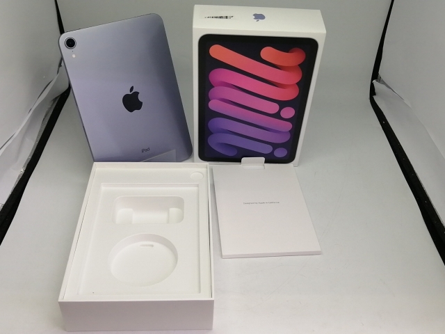 美品　Apple iPad mini (第6世代) パープル64GB 即日発送 iPad mini 6 セルラーモデル SIMフリー パープル 64GB 美品 Apple iPad