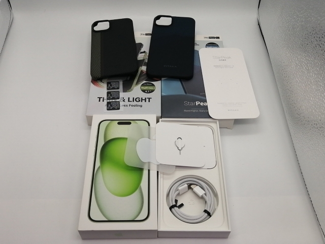 【中古】Apple 国内版 【SIMフリー】 iPhone 15 Plus 128GB グリーン MU0E3J/A【大須アメ横】保証期間１ヶ月【ランクA】_7