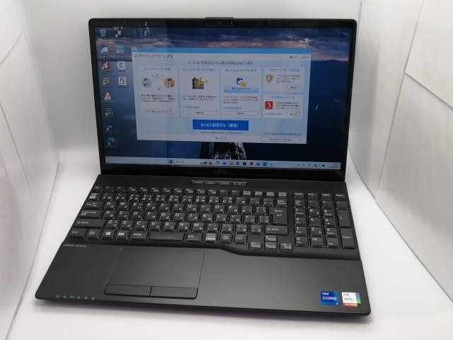 中古】Fujitsu LIFEBOOK AH AH53/E3 FMVA53E3BG ブライトブラック 