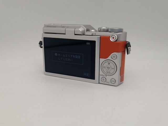 中古】Panasonic LUMIX GF10 ダブルレンズキット DC-GF10W-D オレンジ