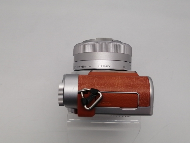 中古】Panasonic LUMIX GF10 ダブルレンズキット DC-GF10W-D オレンジ