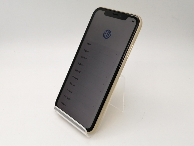 【中古】Apple au 【SIMロック解除済み】 iPhone XR 64GB イエロー MT082J/A【広島本通】保証期間１ヶ月【ランクC】_1