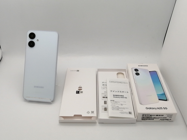 【中古】SAMSUNG ymobile 【SIMフリー】 Galaxy A25 5G ライトブルー 4GB 64GB SCSBC3/SM-A253Z【広島本通】保証期間１ヶ月【ランクA】