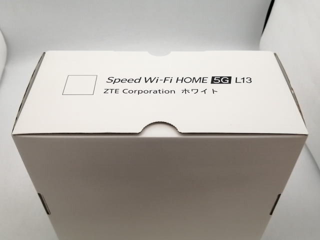 【未使用】ZTE au Speed Wi-Fi HOME 5G L13 ZTR02【広島本通】保証期間３ヶ月_3