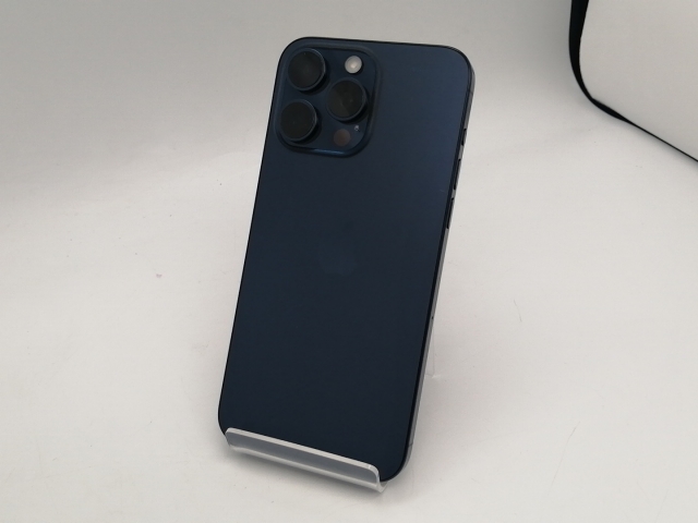 【中古】Apple 国内版 【SIMフリー】 iPhone 15 Pro Max 256GB ブルーチタニウム MU6T3J/A【大阪本店】保証期間１ヶ月【ランクA】