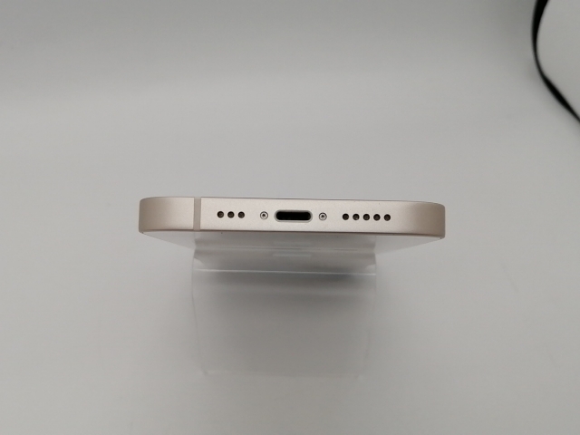 【中古】【赤ロム保証あり】Apple 楽天モバイル 【SIMフリー】 iPhone 13 128GB スターライト MLND3J/A【広島本通】保証期間１ヶ月【ランクC】_4