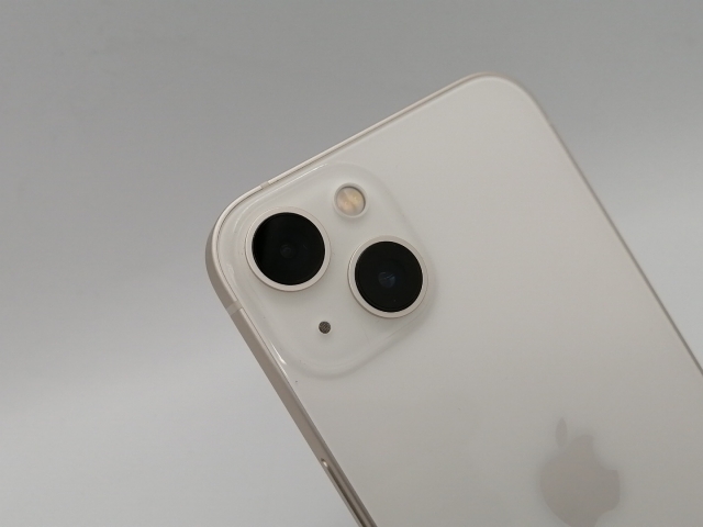 【中古】【赤ロム保証あり】Apple 楽天モバイル 【SIMフリー】 iPhone 13 128GB スターライト MLND3J/A【広島本通】保証期間１ヶ月【ランクC】_6