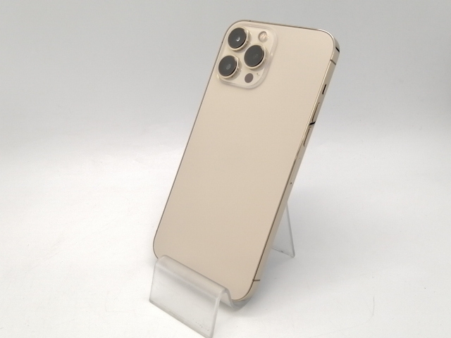 【中古】Apple docomo 【SIMフリー】 iPhone 13 Pro Max 256GB ゴールド MLJA3J/A【小倉駅前】保証期間１ヶ月【ランクC】