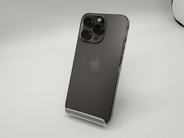 【中古】Apple docomo 【SIMフリー】 iPhone 13 Pro 128GB グラファイト MLUE3J/A【広島本通】保証期間１ヶ月【ランクC】