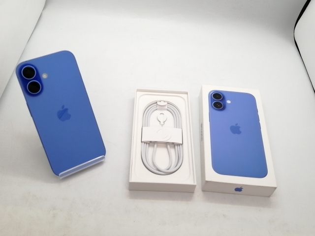【中古】Apple 国内版 【SIMフリー】 iPhone 16 128GB ウルトラマリン MYDU3J/A【広島本通】保証期間１ヶ月【ランクB】_9
