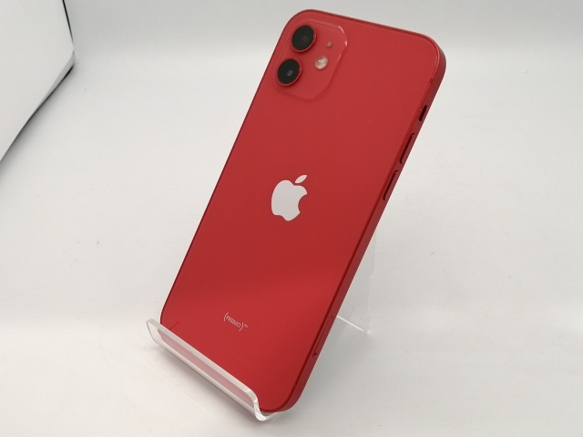 【中古】Apple docomo 【SIMロック解除済み】 iPhone 12 64GB (PRODUCT)RED MGHQ3J/A【広島本通】保証期間１ヶ月【ランクC】