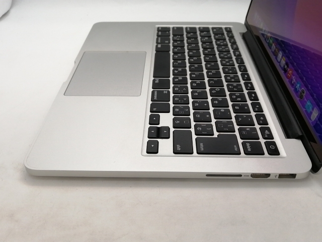 【中古】Apple MacBook Pro 13インチ Corei5:2.7GHz Retinaディスプレイモデル MF840J/A (Early 2015)【広島本通】保証期間１ヶ月【ランクC】