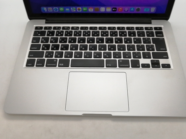 【中古】Apple MacBook Pro 13インチ Corei5:2.7GHz Retinaディスプレイモデル MF840J/A (Early 2015)【広島本通】保証期間１ヶ月【ランクC】