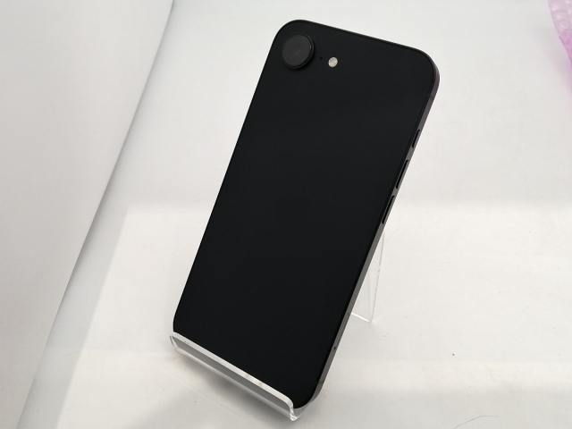【中古】Apple UQmobile 【SIMフリー】 iPhone 16e 128GB ブラック MD1Q4J/A【OSU301】保証期間１ヶ月【ランクA】