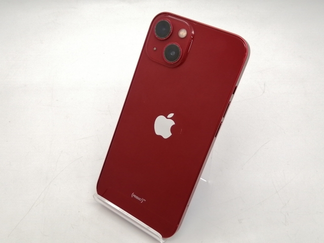 【中古】Apple SoftBank 【SIMフリー】 iPhone 13 128GB (PRODUCT)RED MLNF3J/A【三宮センター】保証期間１ヶ月【ランクB】