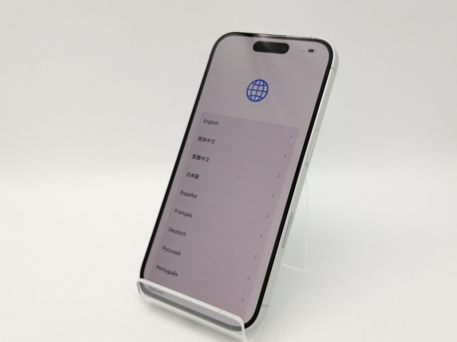 【中古】Apple docomo 【SIMフリー】 iPhone 16 128GB ホワイト MYDR3J/A【広島本通】保証期間１ヶ月【ランクA】_1
