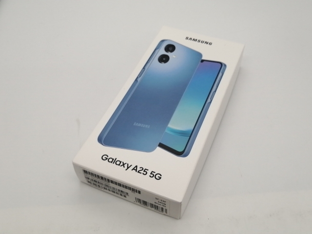 未使用】SAMSUNG docomo 【SIMフリー】 Galaxy A25 5G ブルー