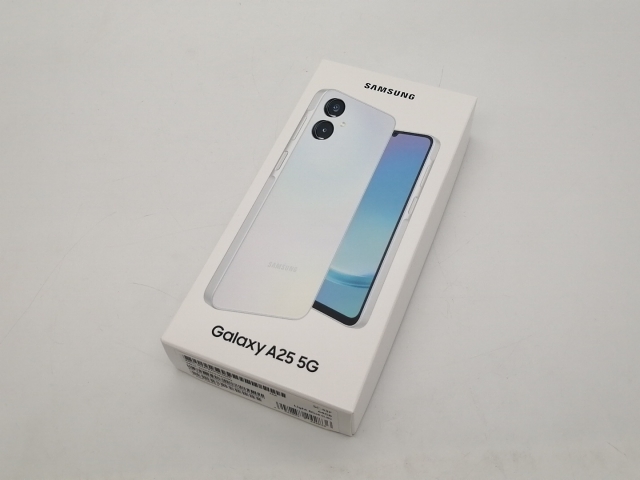 【未使用】SAMSUNG docomo 【SIMフリー】 Galaxy A25 5G ライトブルー 4GB 64GB SC-53F【広島本通】保証期間３ヶ月