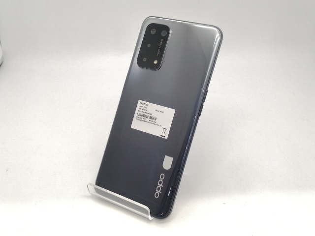 【中古】Oppo au 【SIMロック解除済み】 OPPO A54 5G シルバーブラック 4GB 64GB OPG02【広島本通】保証期間１ヶ月【ランクA】